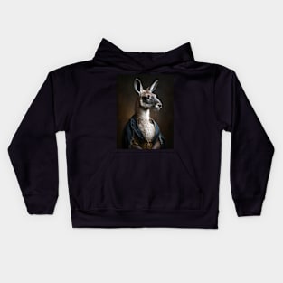 Royal Portrait of a Kangaroo Kids Hoodie